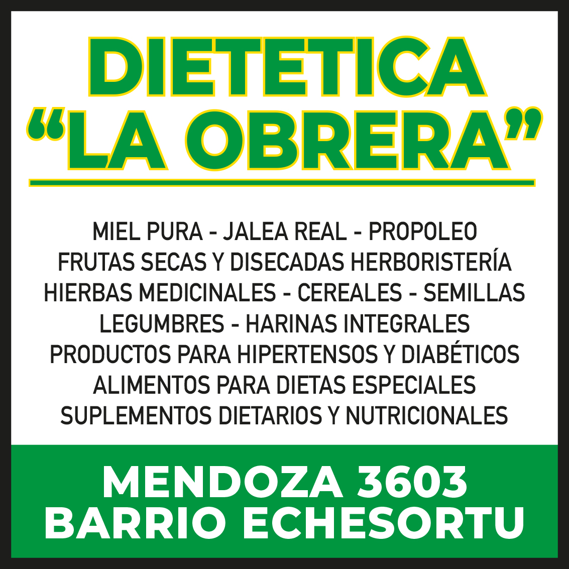 DIETETICA “LA OBRERA”